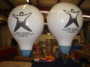 light bulb shape custom helium balloons