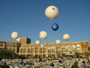 multiple tradeshow custom balloons